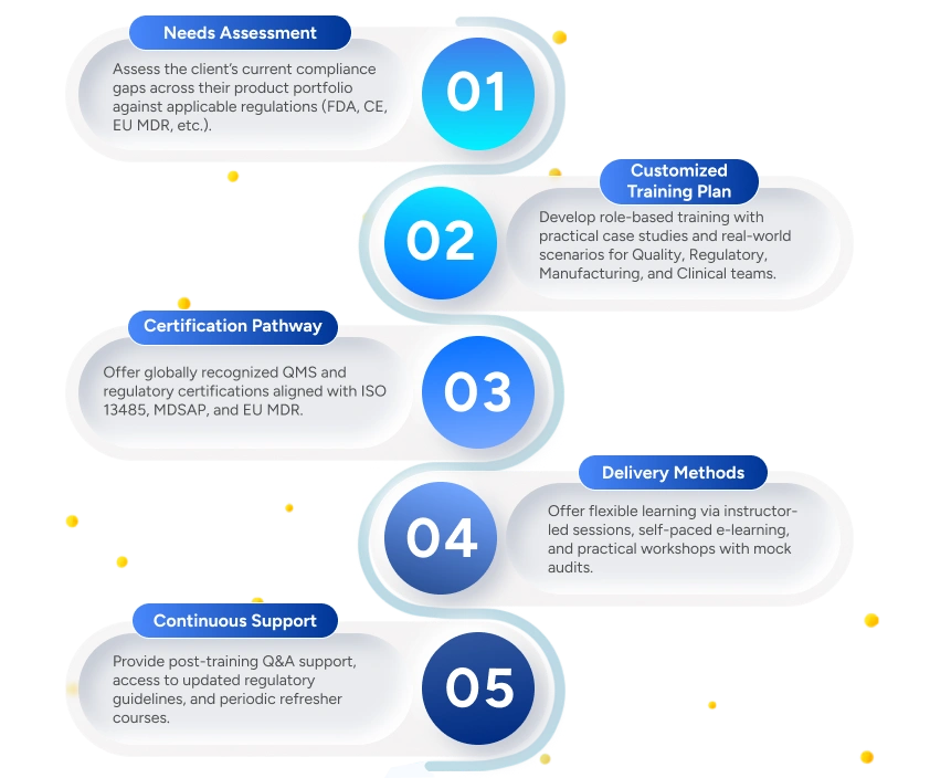 Qms process infographics